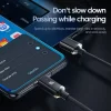 120W 6A USB Type C Hızlı Şarj Kablosu Iphone 15 Için Samsung S23 S22 Için Xiaomi13 13Pro P40 Mobil Telefon USB C Veri Kablosu - Görsel 3